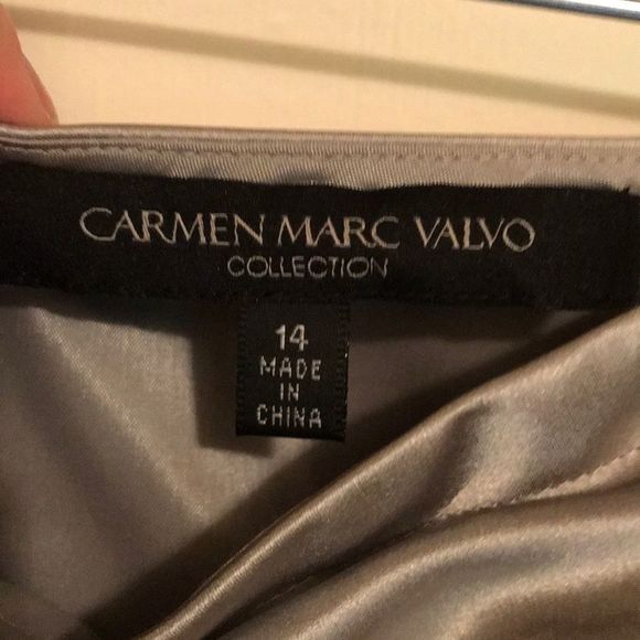 NWT Carmen Marc Valvo Silk Skirt - Picture 2 of 7